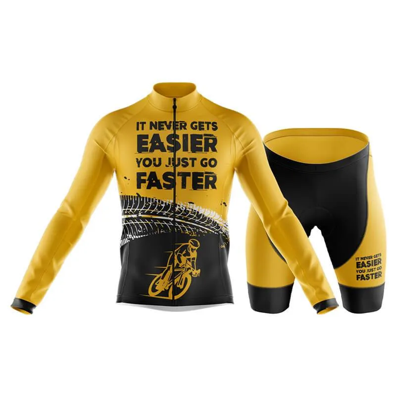 It never gets easier, you just go faster (V2) Club Cycling Kit