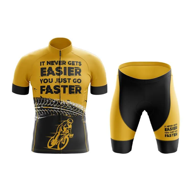 It never gets easier, you just go faster (V2) Club Cycling Kit