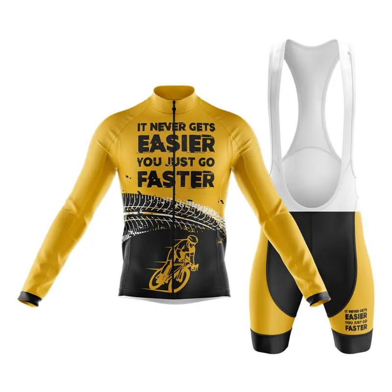 It never gets easier, you just go faster (V2) Club Cycling Kit