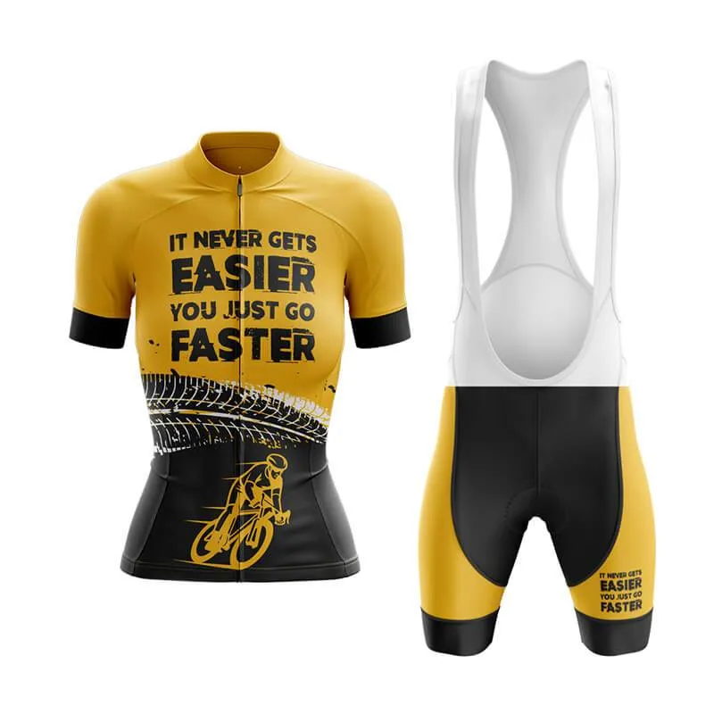 It never gets easier, you just go faster (V2) Club Cycling Kit