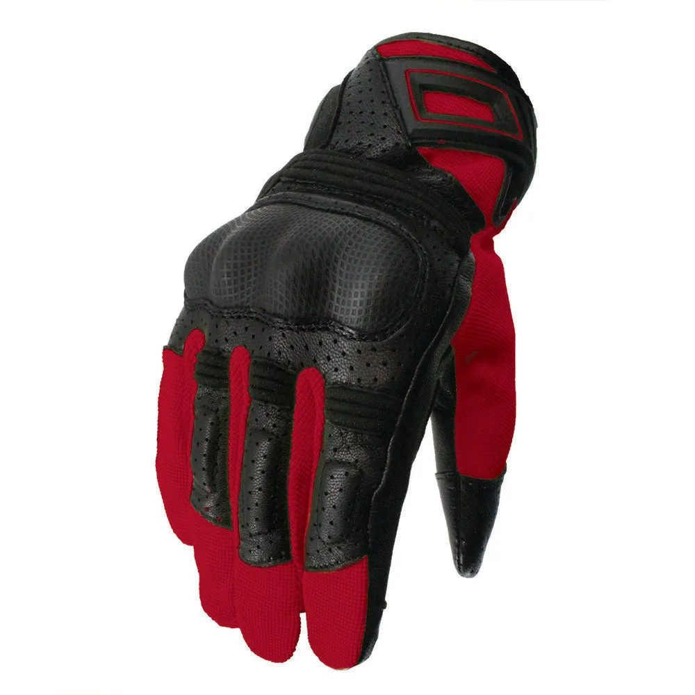 Joe Rocket Turbulent Mens Textile Gloves Black/Red