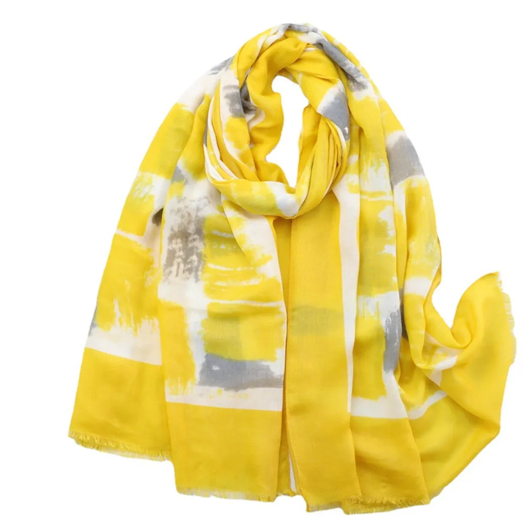 JY230106 printed scarf