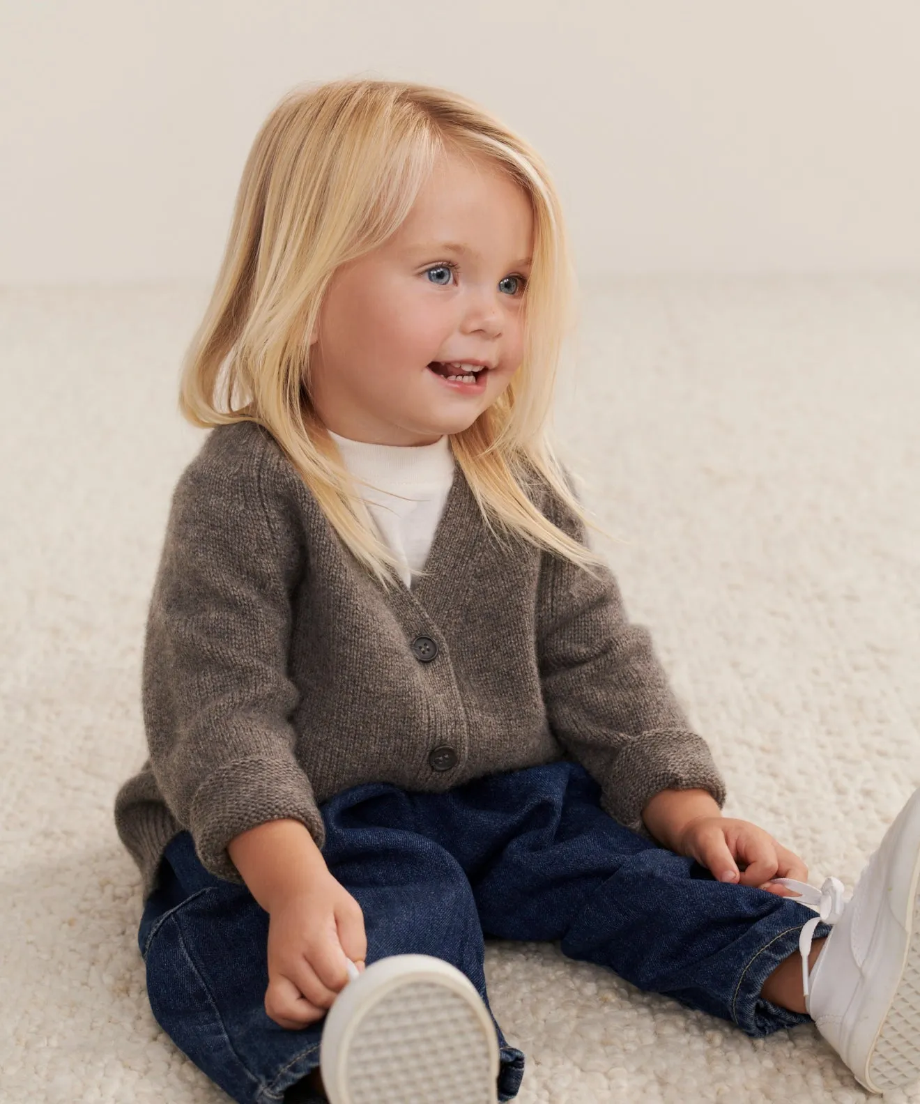 Kids' Cashmere Stanford Cardigan