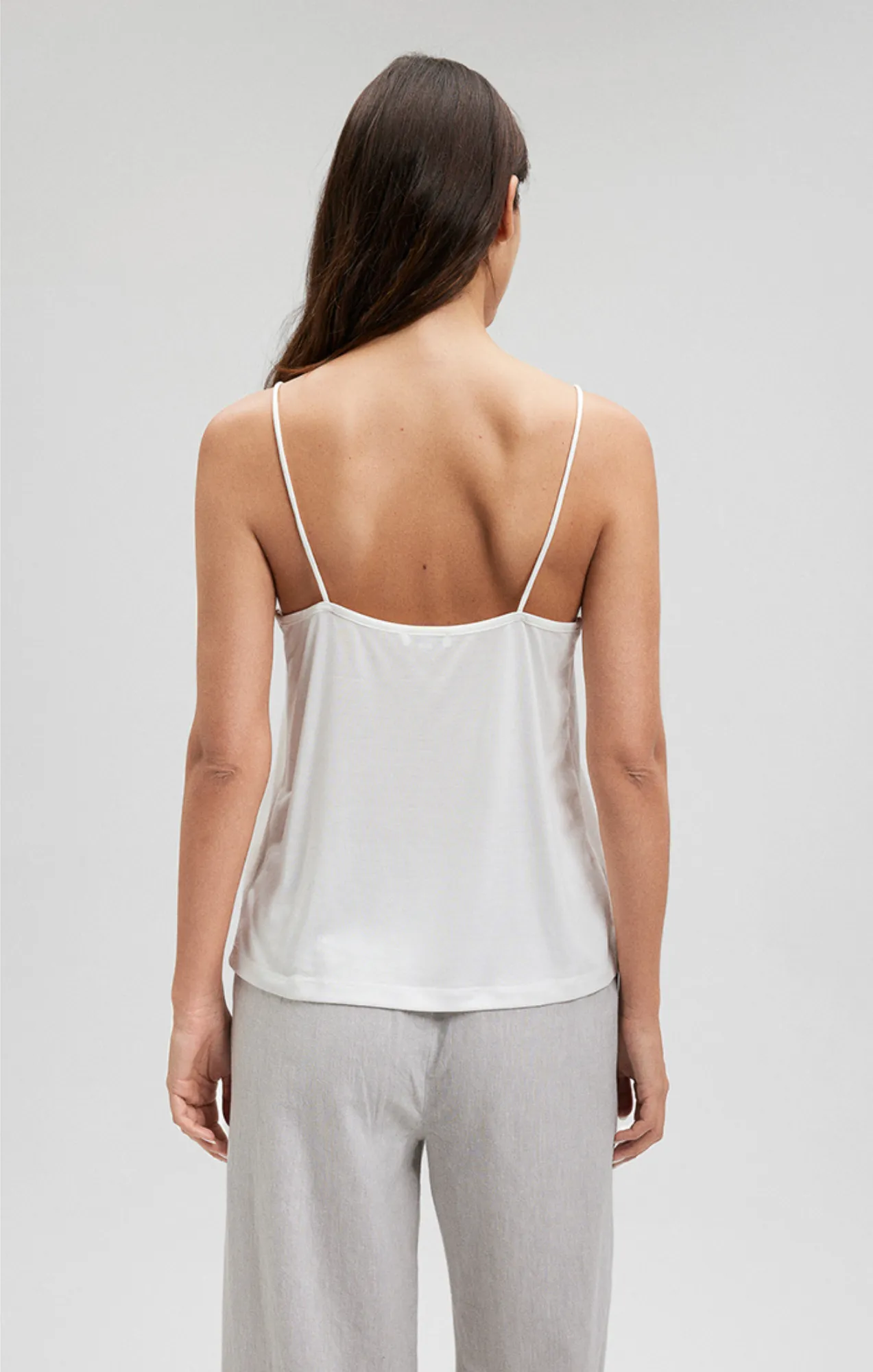 LACE TANK TOP IN ANTIQUE WHITE