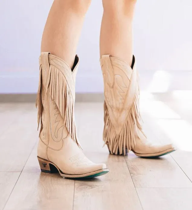 LANE SENITA FALLS WOMEN'S FRINGE WESTERN BOOTS LB0482A