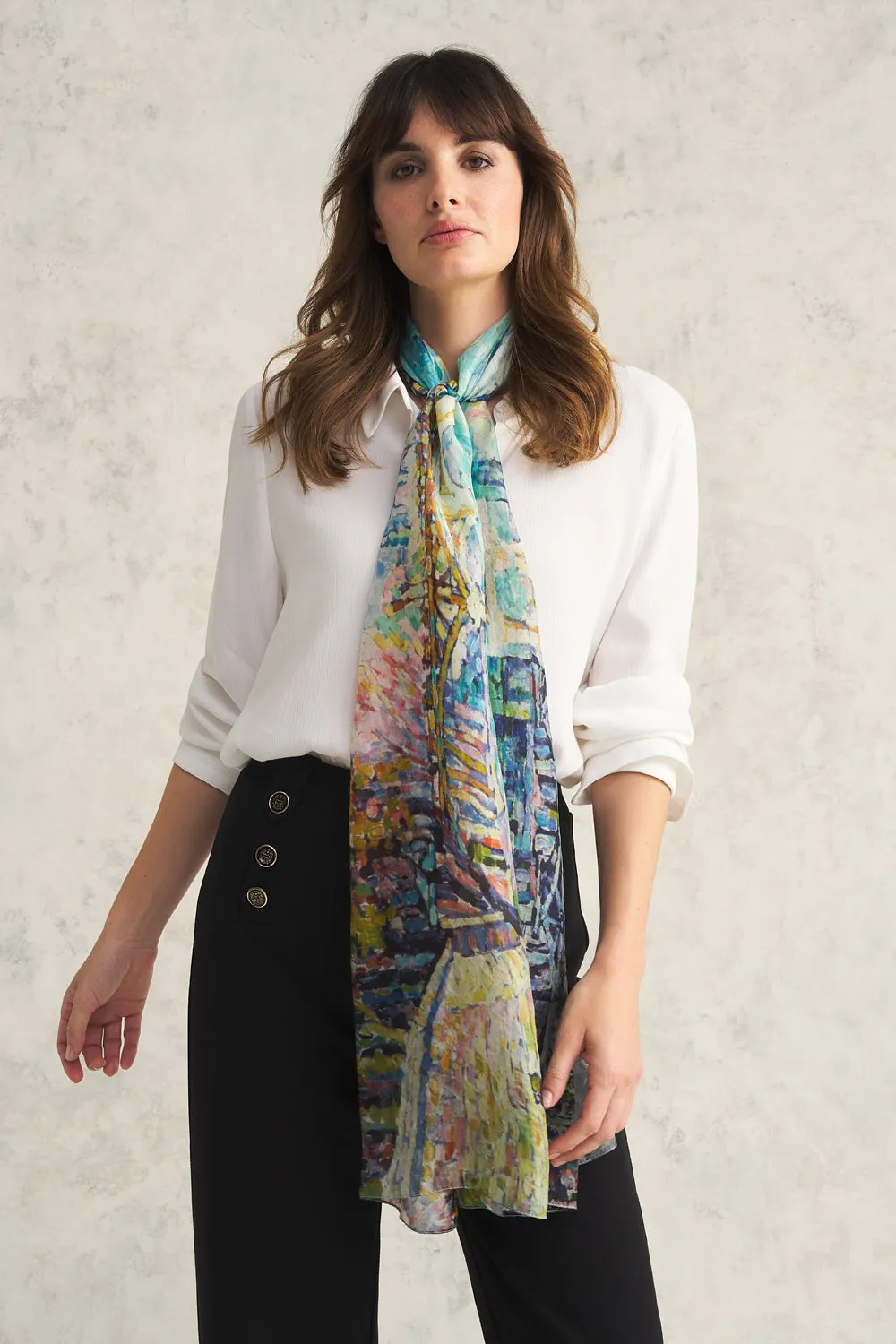 Le Pont Des Arts Silk Scarf