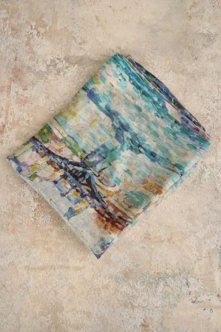 Le Pont Des Arts Silk Scarf