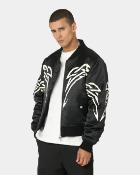 Lifted Anchors Spirit Tribal Bomber Jacket Black