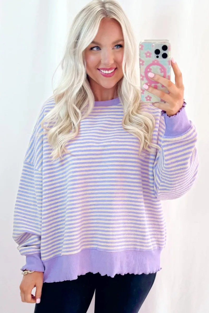 Lilac Stripe Sweater