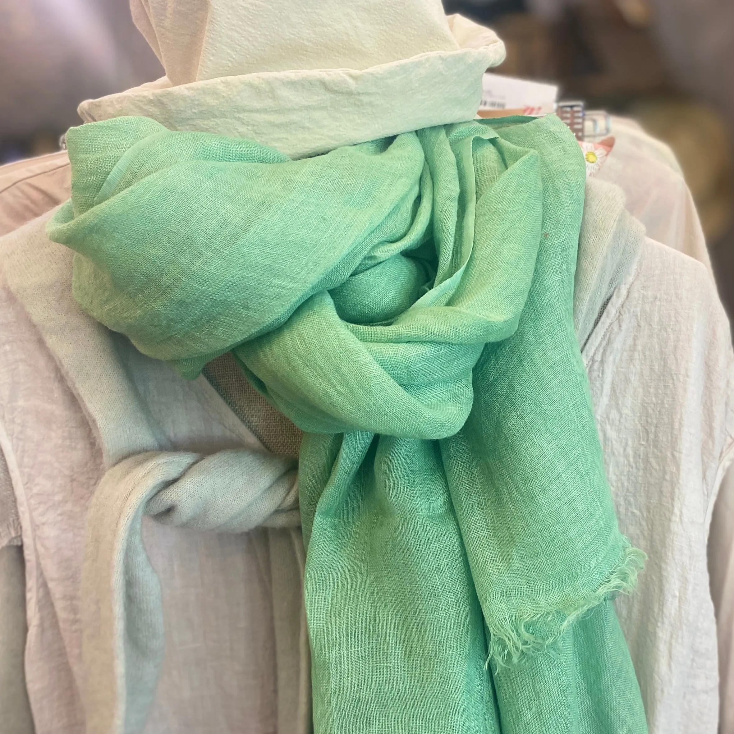 Linen scarf /wrap - Inga