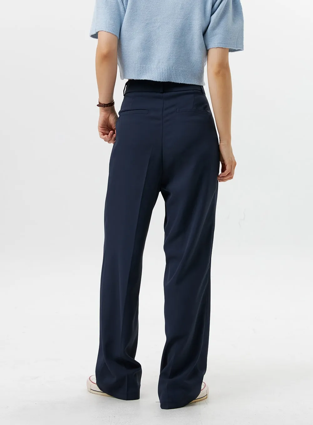 Loose-Fit Pintuck Pants OG318