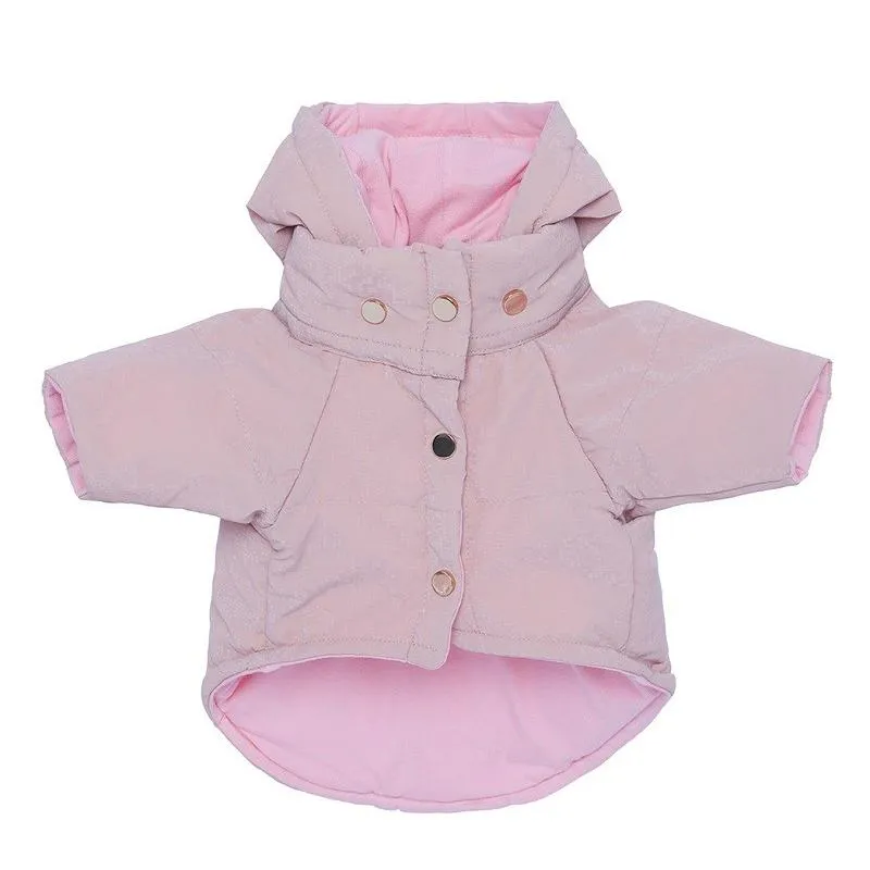 Lulu's Reflector Dog Coat Pink