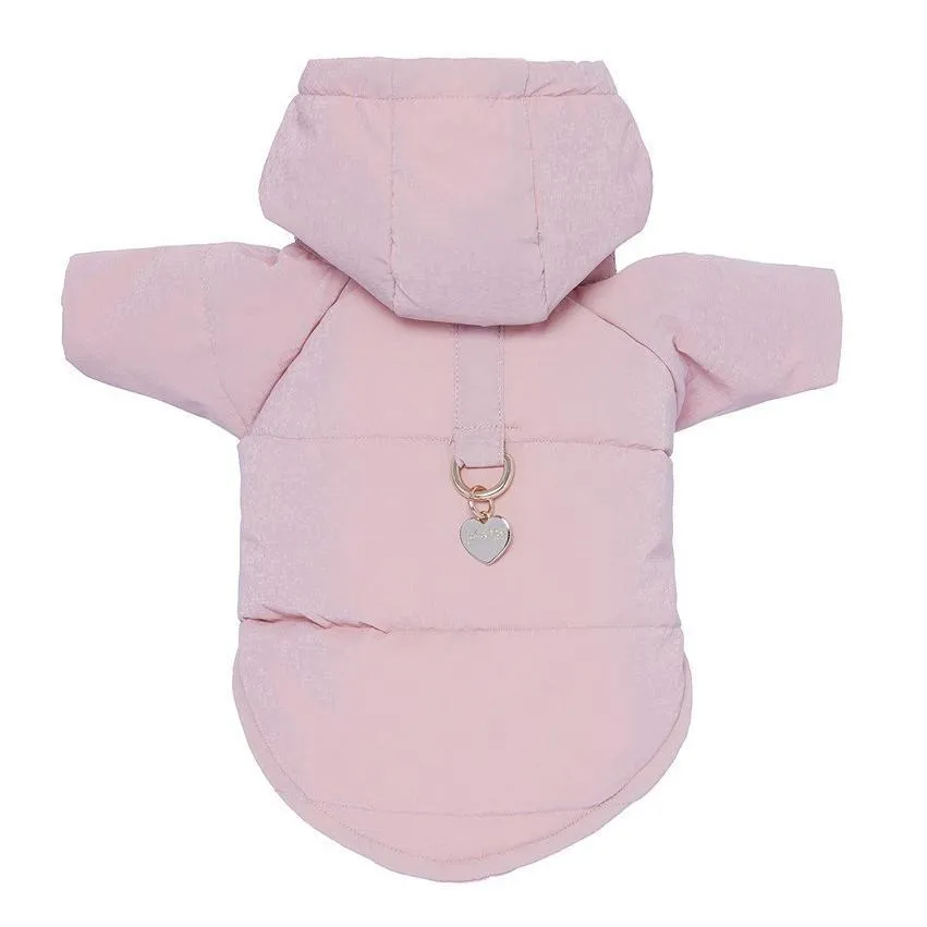 Lulu's Reflector Dog Coat Pink