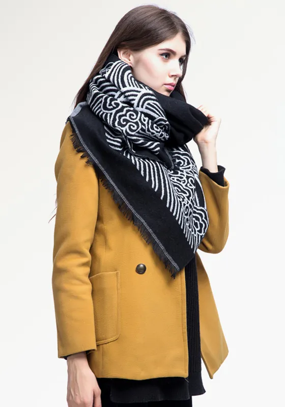 Luxury Print Cashmere Scarf