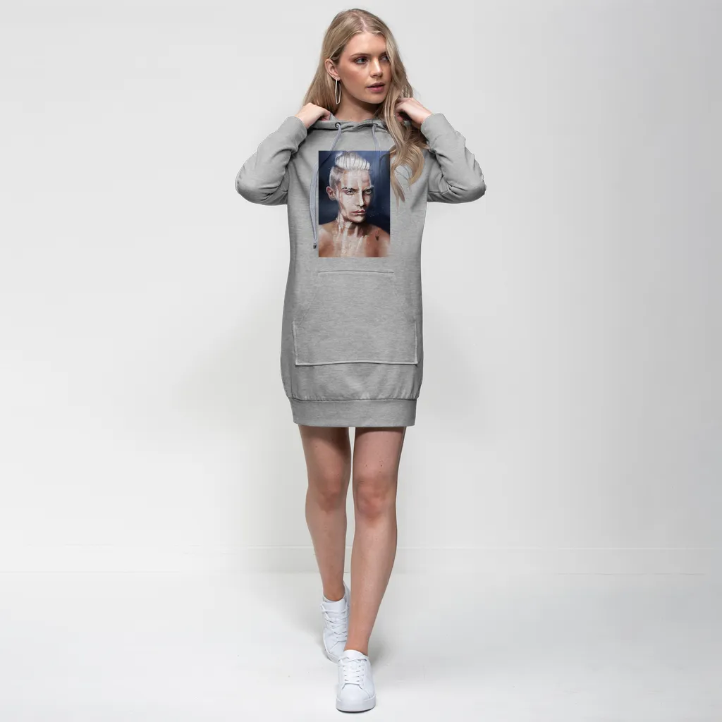 Male Painting Premium Adult Hoodie Dress