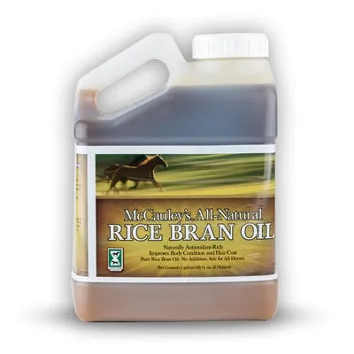 McCauley's All-Natural Rice Bran Oil Horse Supplement