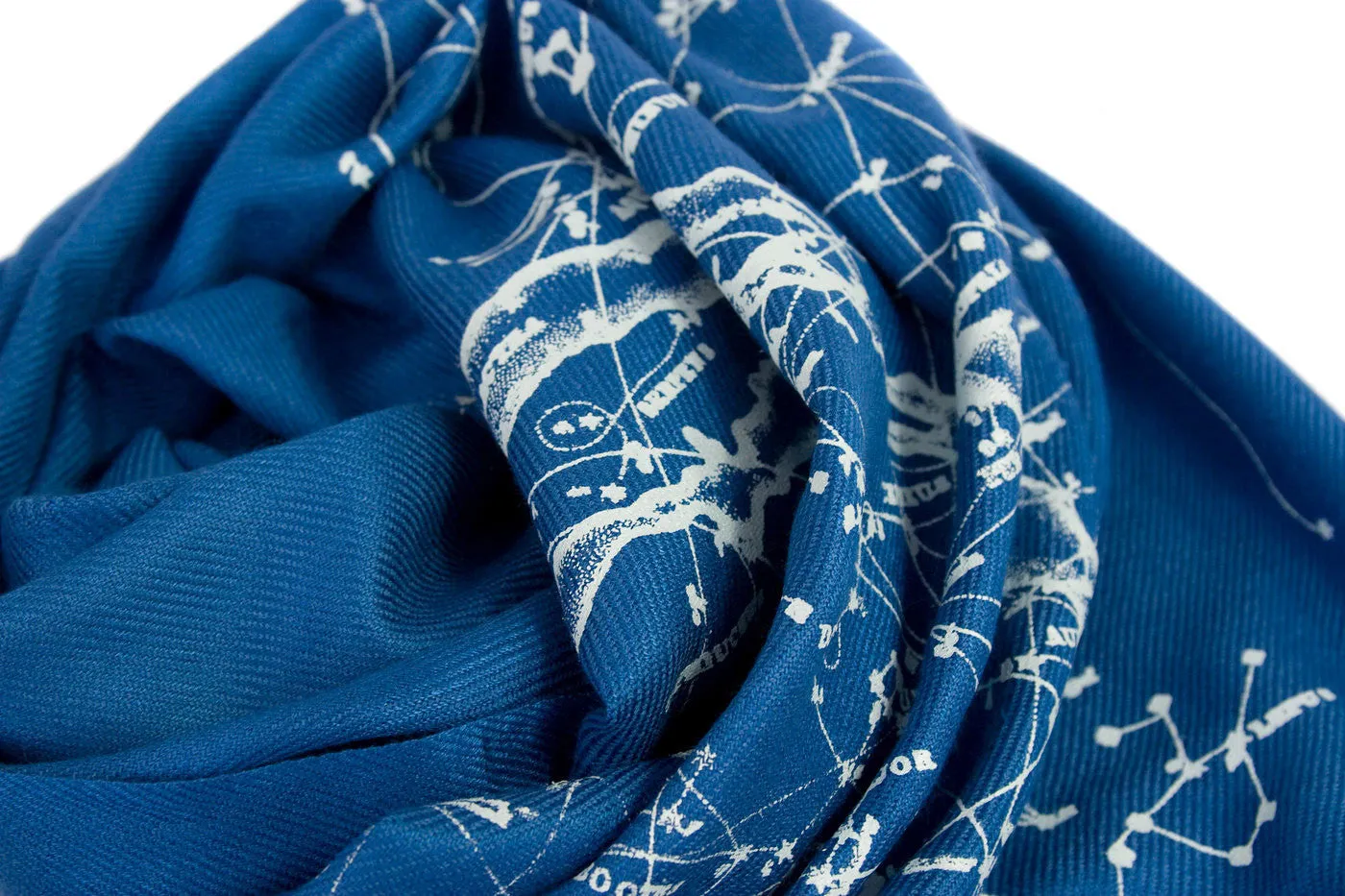 Milky Way Galaxy, star chart pashmina scarf.