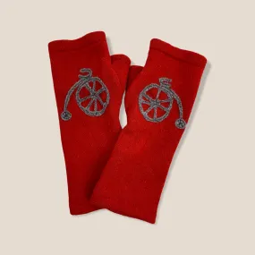 NEW! Cashmere Gloves with Bikes by Sardine