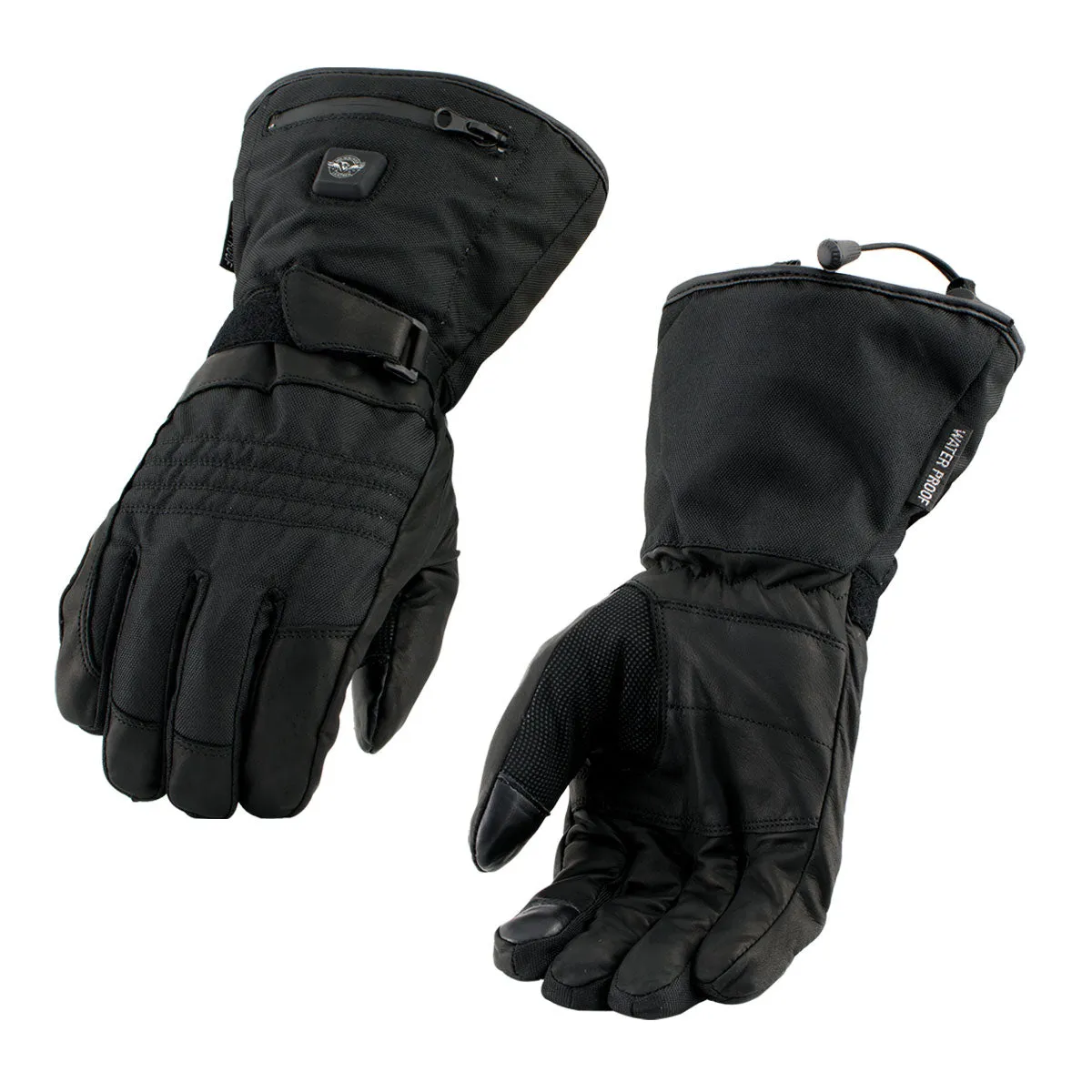 Nexgen Heat NXG17501SET Men’s Black Leather and Textile Heated