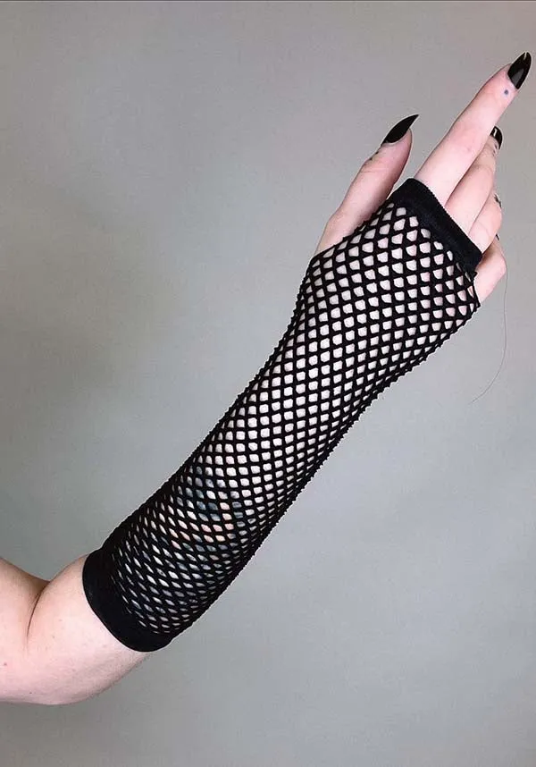 Obsidian | FISHNET GLOVES