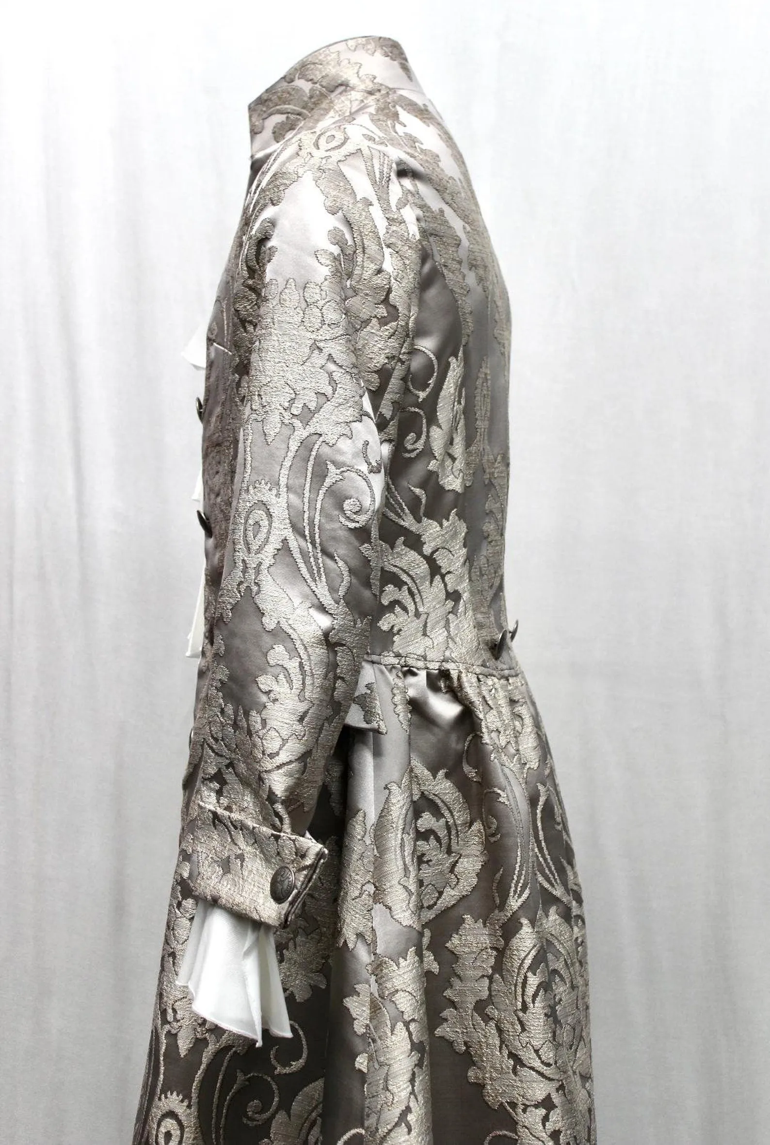 ORDER OF THE DRAGON COAT - SILVER BROCADE