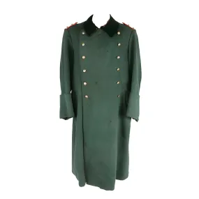 Original German WWII Heer Artillery Hauptmann Officer's M36 Wool Greatcoat