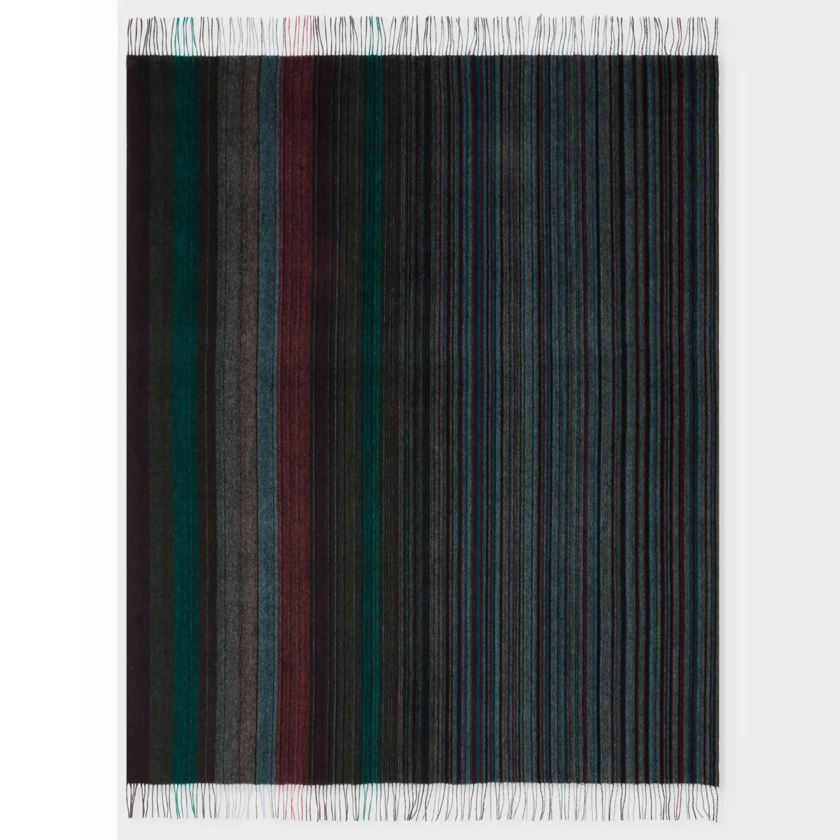 Paul Smith - Mixed Stripe Lambswool Blanket/Scarf