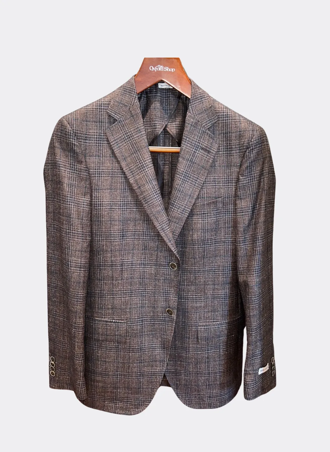 Peter Millar Sport Coat in Brown Plaid