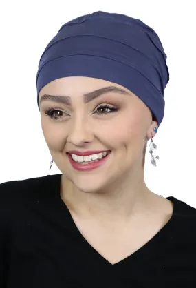 PETITE Bamboo 3 Seam Turban Hat Chemo Headwear for Small Heads 50  UPF