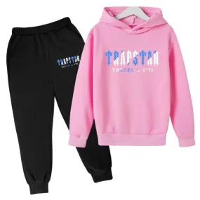 Pink and Black Trapstar Tracksuit