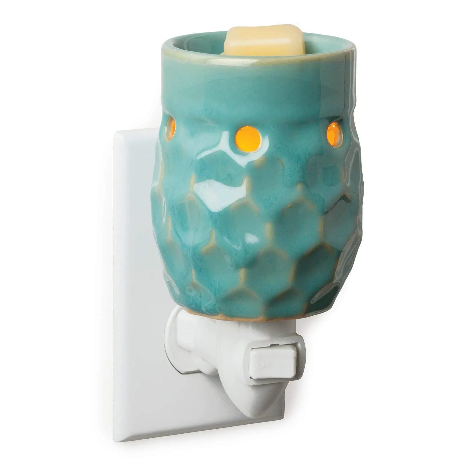 Plug in Fragrance Warmer Wax Melts Essential Oils Honeycomb Turquoise