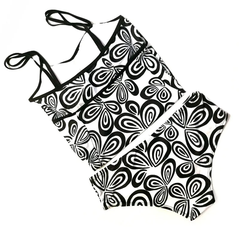 Plus Size One Piece Slip Dress Tankini Bikini Swimsuit Swimwear