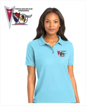 POCI Pontiac Oakland Club International Ladies Cotton Blend polo