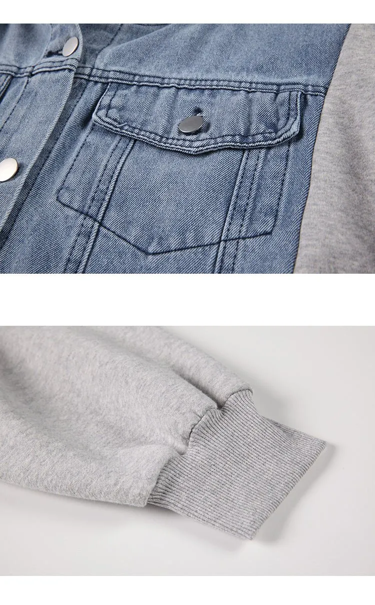 Pre Order:  Denim Hoodie Coat