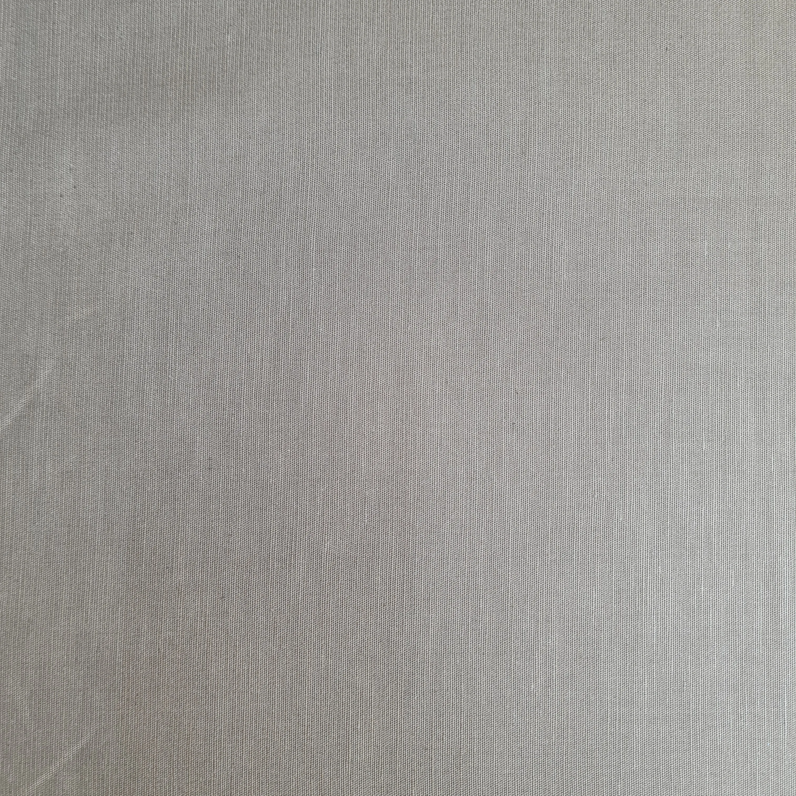 Premium Cotton Linen Brown Solid Fabric