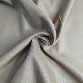 Premium Cotton Linen Brown Solid Fabric