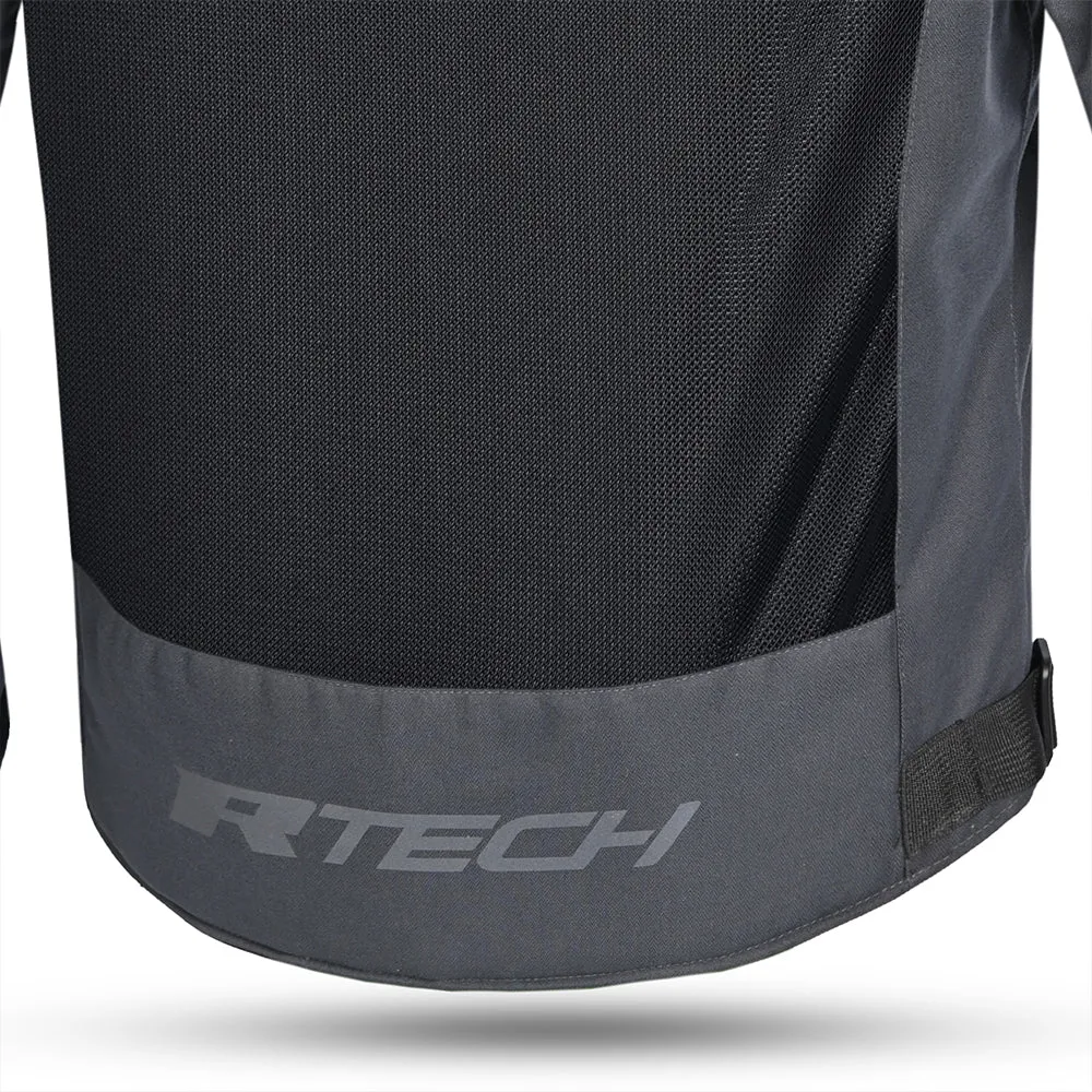 R Tech Spiral Mesh Motorcycle Jacket Anthr/Black/Yellow