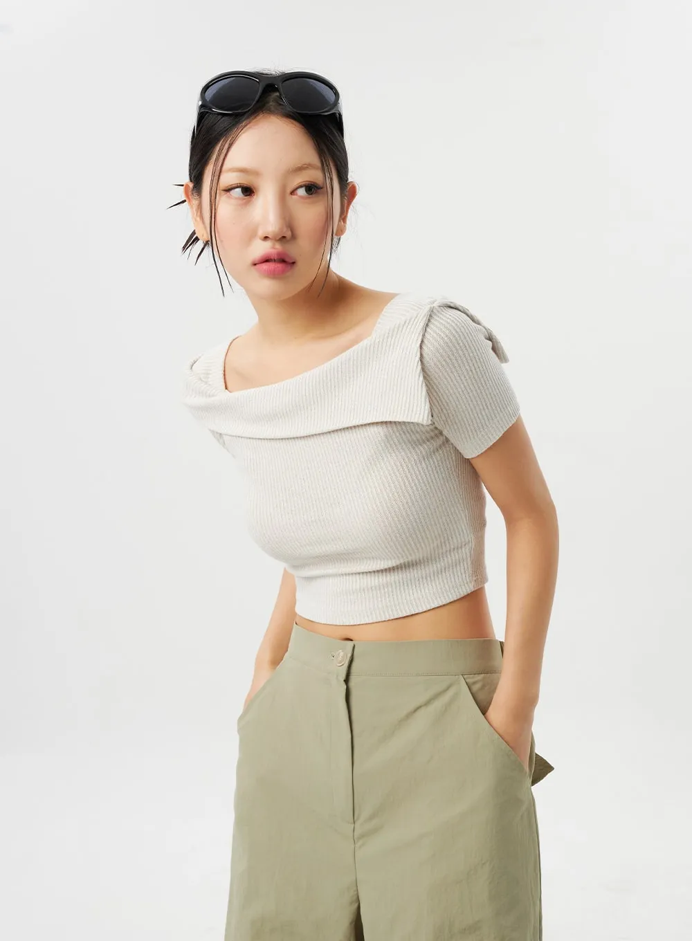 Ribbed Knit Top CY315