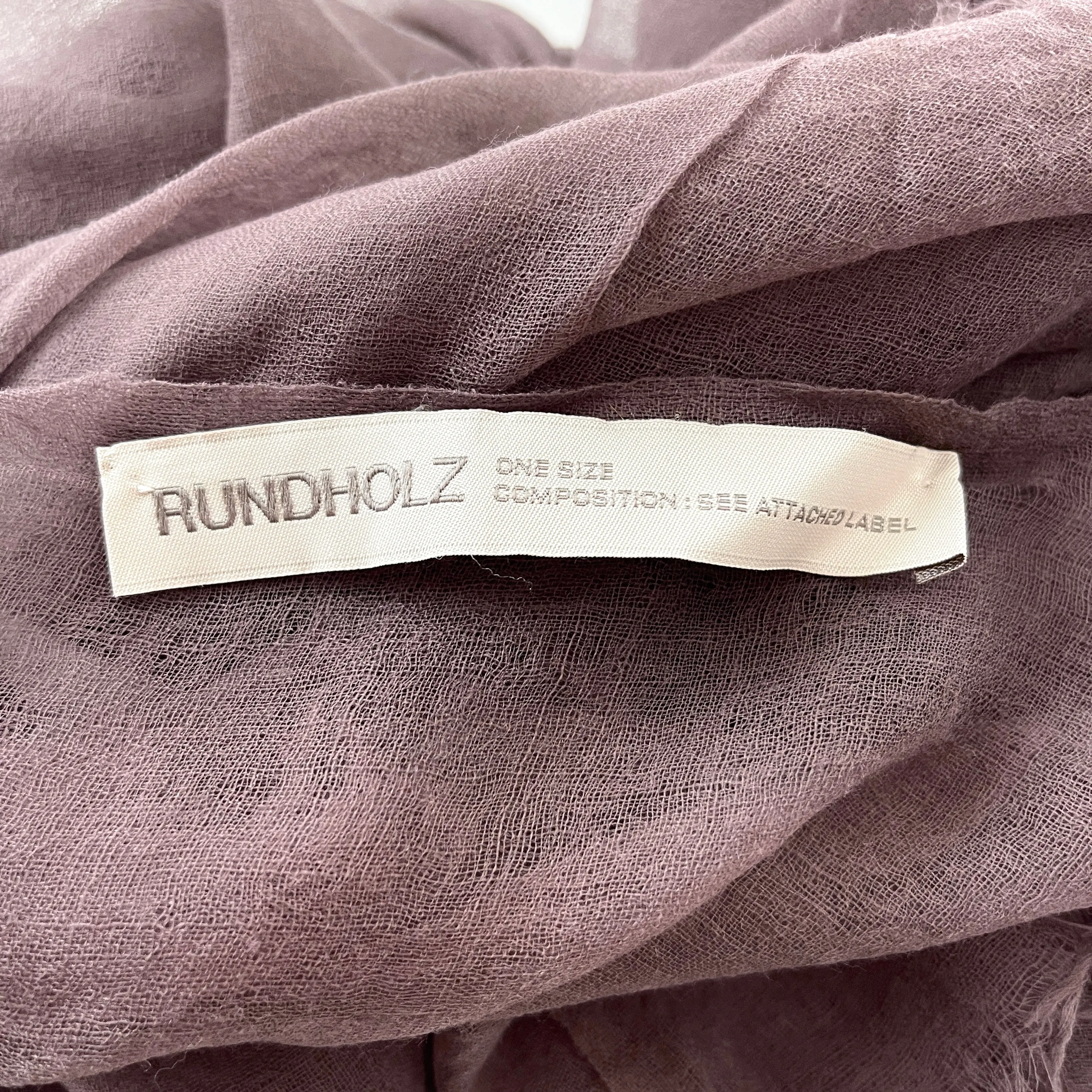 RUNDHOLZ Wool Scarf