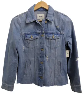 [S] NWT Old Navy Raw Hem Denim Jacket