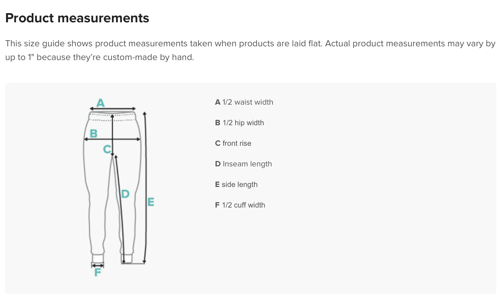 SECOND CHANCES® Pants (ONLY 8 units AVAILABLE)