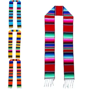 Serape Grad Stole Scarf Belt