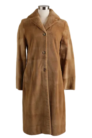 Sheared Mink Coat w/ Hood