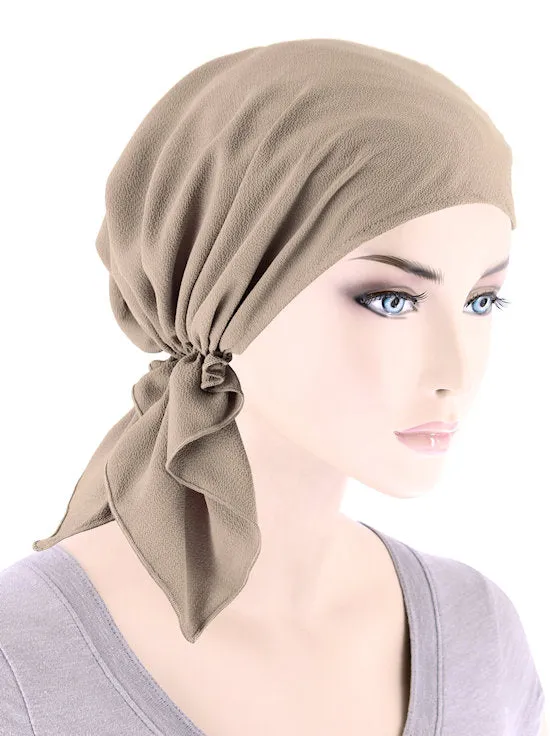 Shorty Scarf Solid Mocha