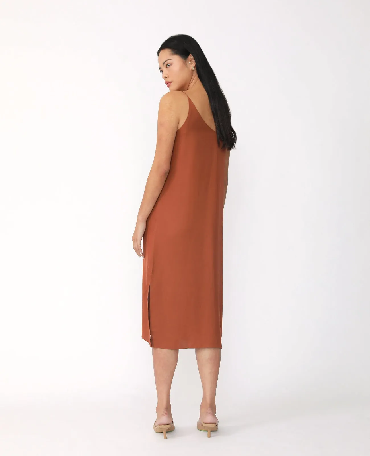 Silk Signature V Slip Dress