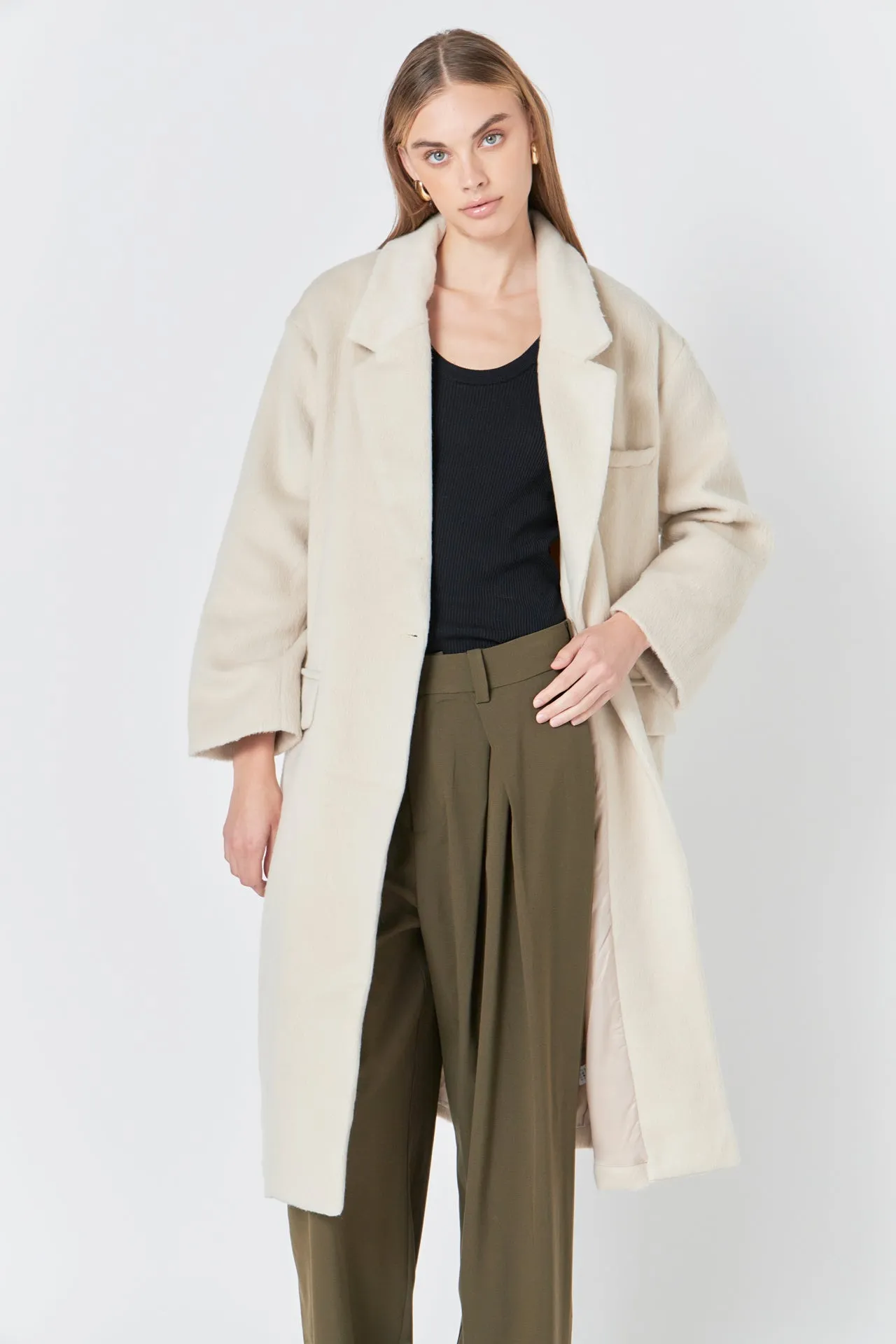 Single Button Coat