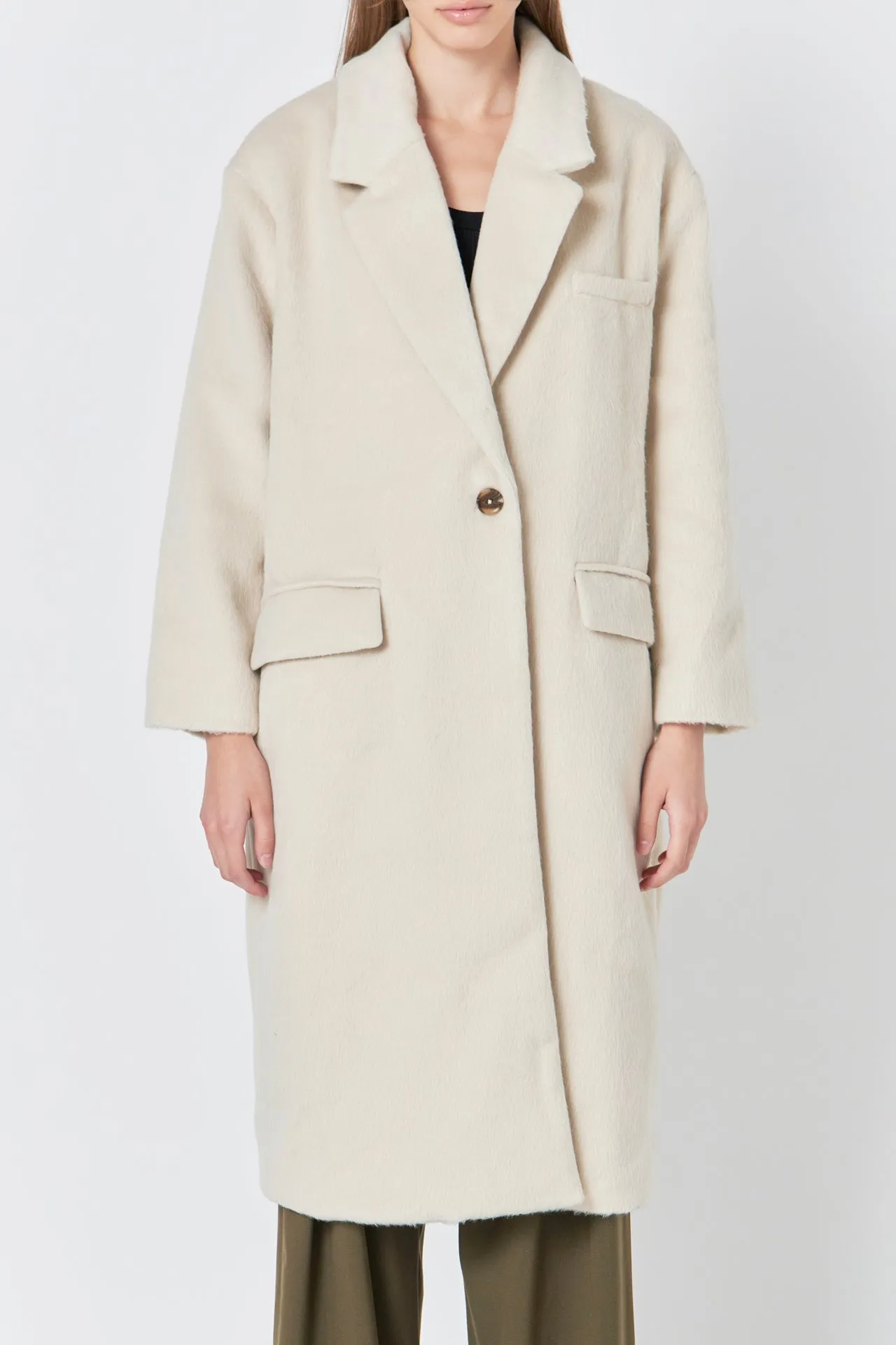 Single Button Coat