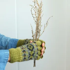 Skye Fair Isle Finglerless Gloves