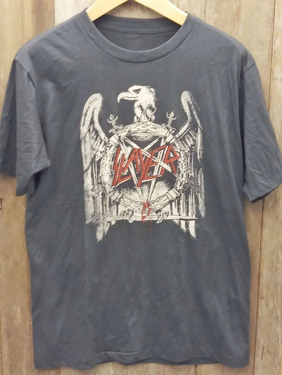 SLAYER 100% Cotton New Vintage Band T Shirt