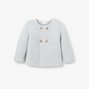 Sofia & Finn Pale Blue Knit Baby Cardigan